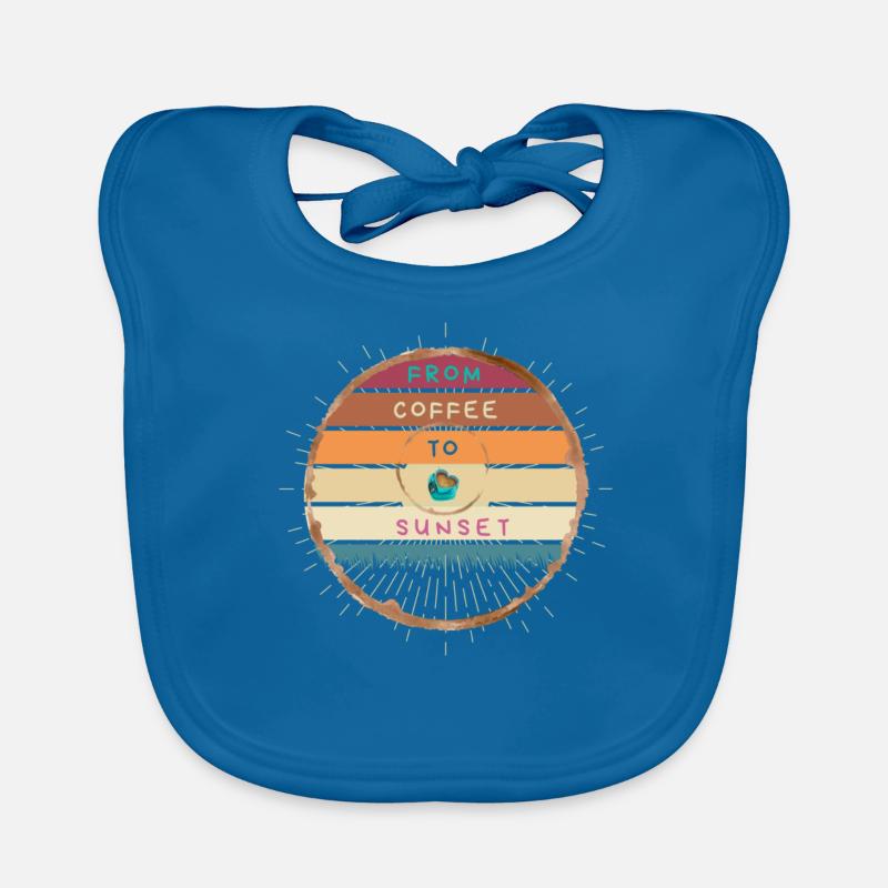 FROM COFFEE TO SUNSET Baby Bio-Lätzchen