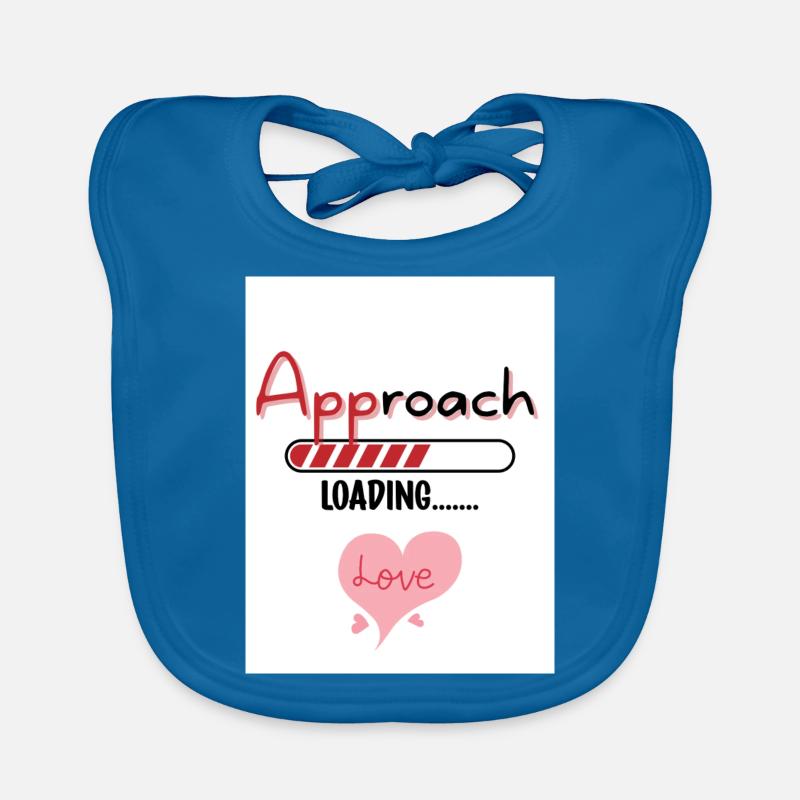 APProach Love. APP roach. Organic Baby Bibs