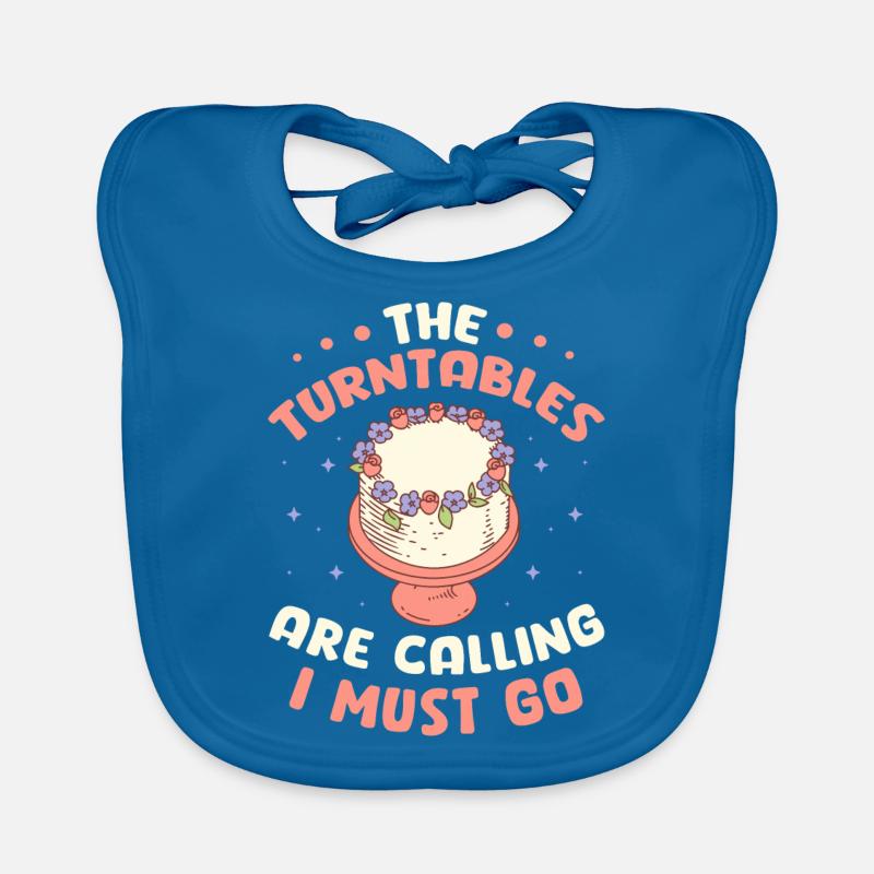 Les platines appellent I Must Go Cake Baker Bavoir bio Bébé