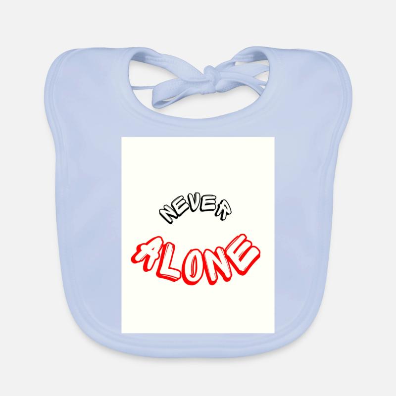 Never alone Bavoir bio Bébé