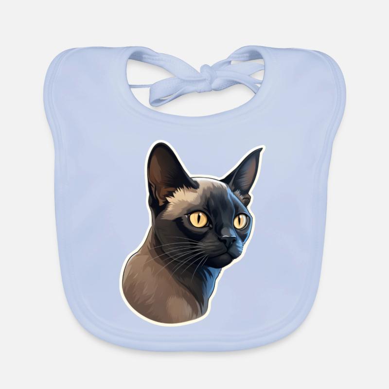 Chat birman Bavoir bio Bébé