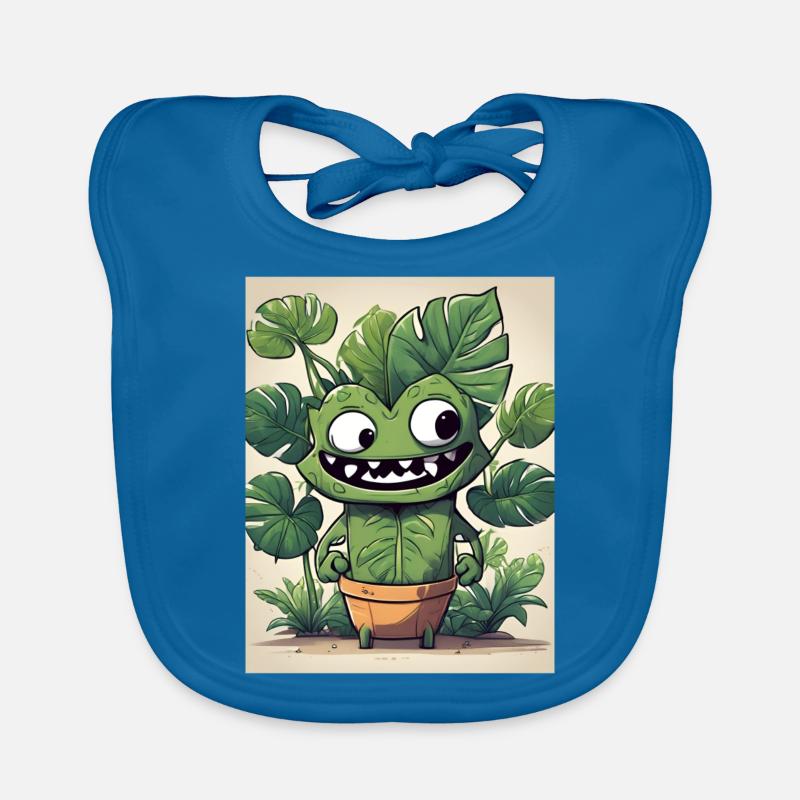 Monastera Blumentopf Buddy Baby Bio-Lätzchen