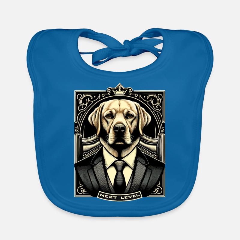 Dudley Labrador Suit Next Level Dog Gift Organic Baby Bibs