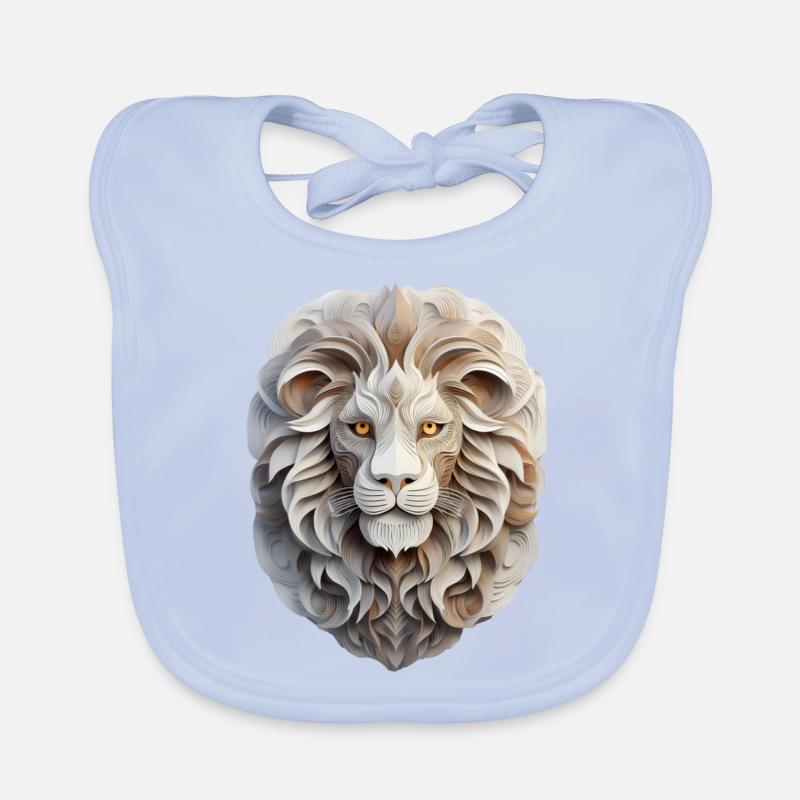 Sternzeichen Löwe Baby Bio-Lätzchen
