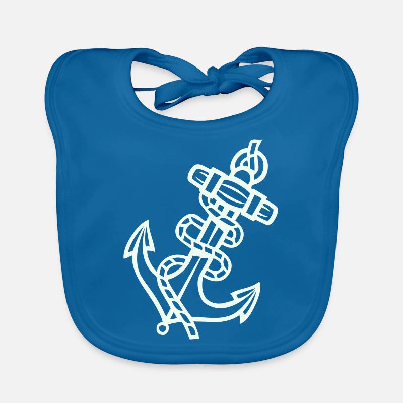 Anker Symbol Baby Bio-Lätzchen