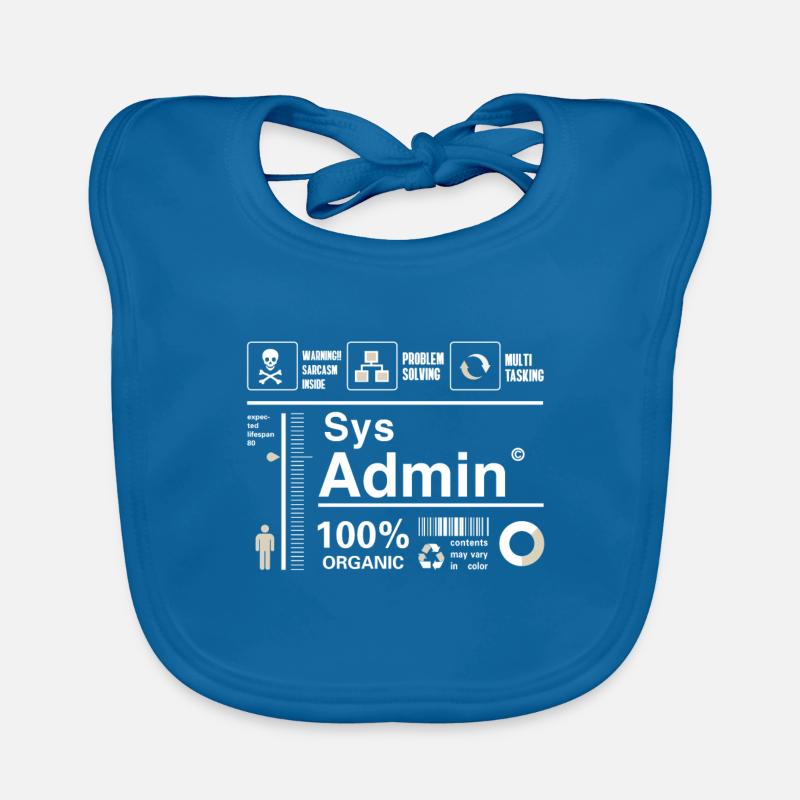 Sys Admin Programming Computer Nerd pc Board cpu Organic Baby Bibs