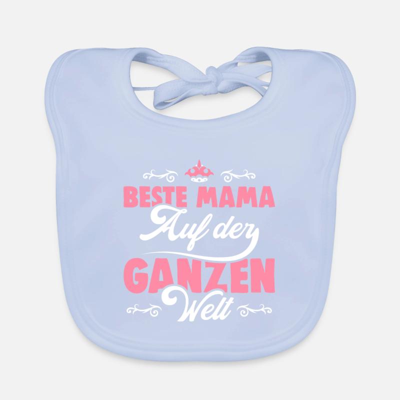 Beste Mama Mutter Muttertag Geschenk Idee Baby Bio-Lätzchen