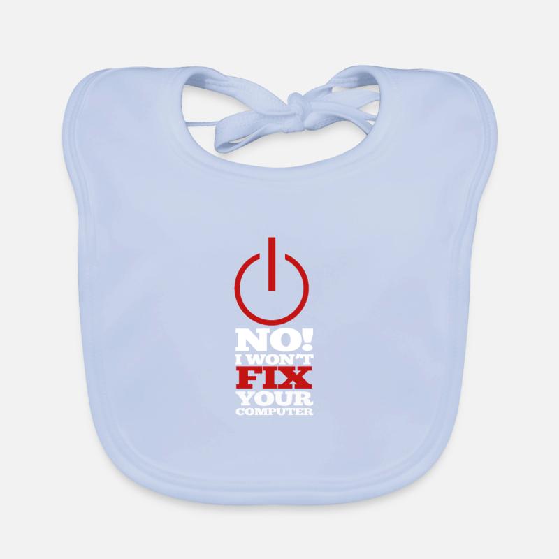 Computer Program Code Nerd Script Hacker Organic Baby Bibs