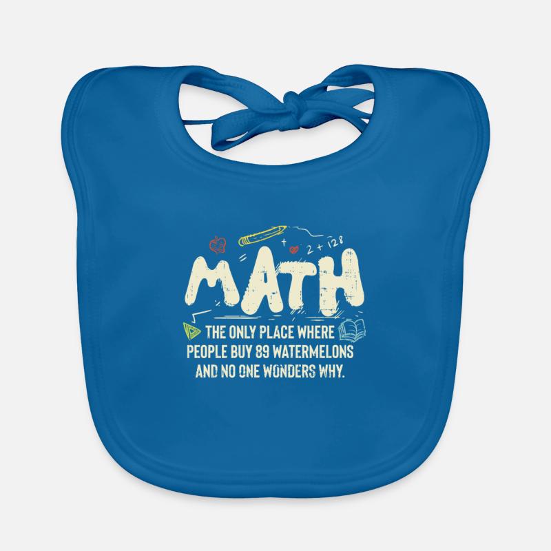 mathematics Organic Baby Bibs