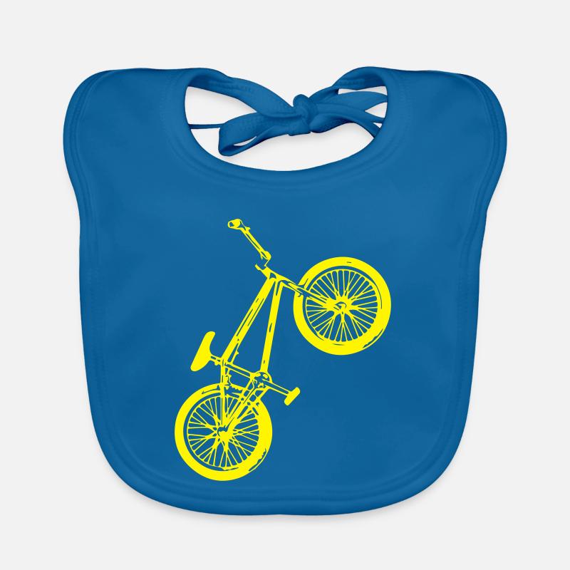 BMX - Bmx Rad - Geschenkidee - Geburtstagsgeschenk Baby Bio-Lätzchen