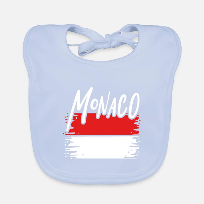 Monaco Principality Organic Baby Bibs
