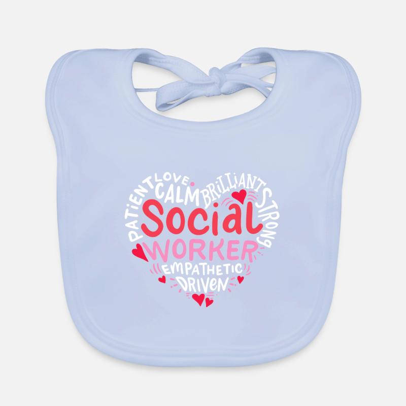Social worker Organic Baby Bibs