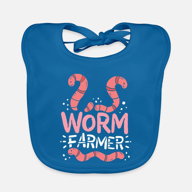 Worm maker worms Organic Baby Bibs