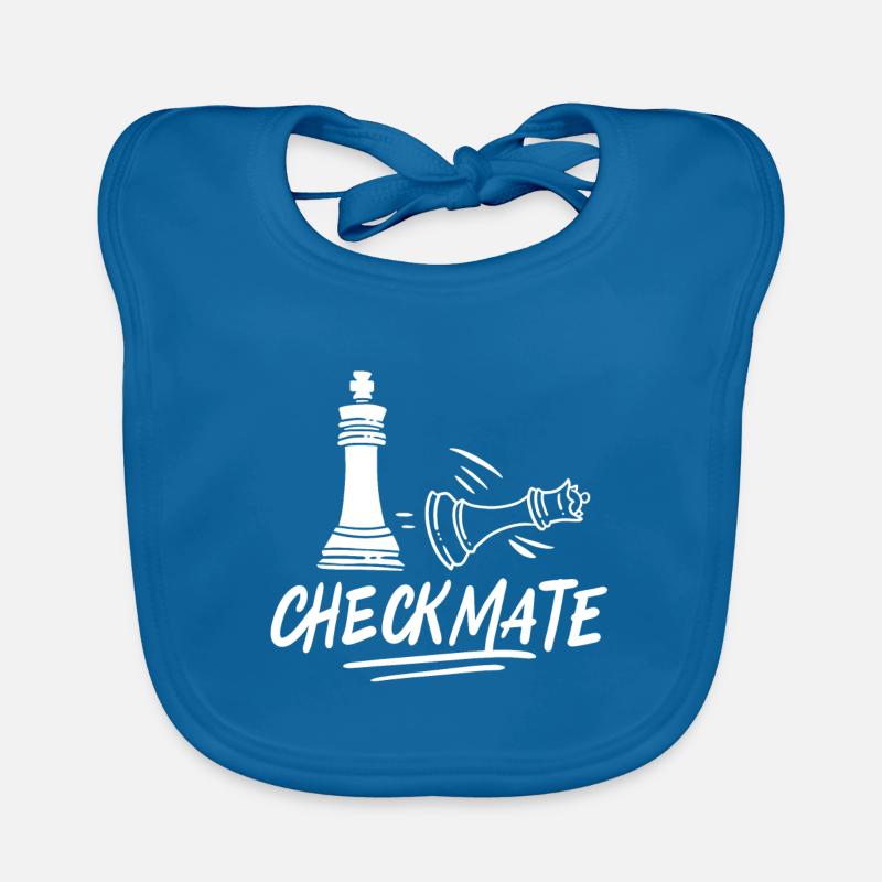 Chess checkmate chess player Organic Baby Bibs