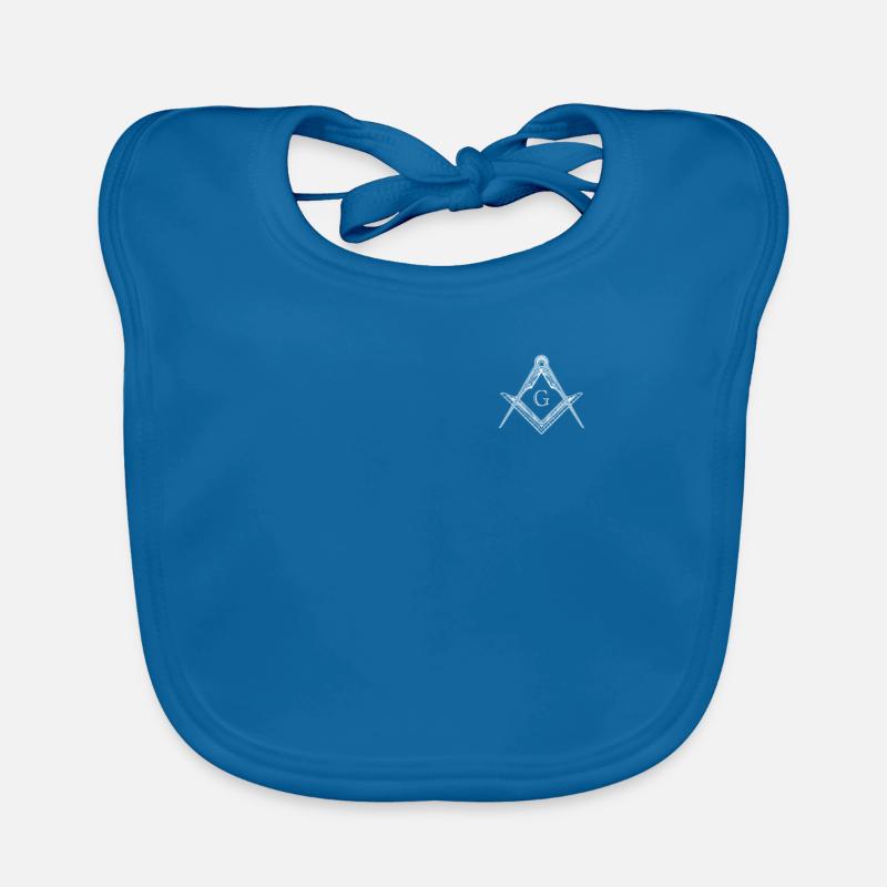 Masonic Symbol Angle & Circle Freemasonry Organic Baby Bibs