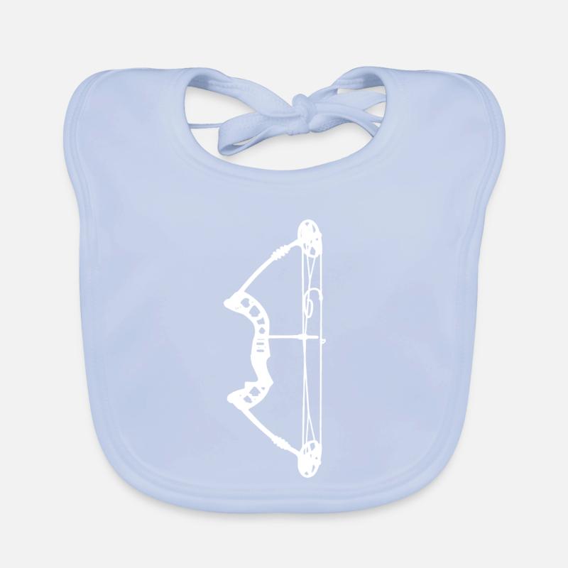 Bogenschießen Bogenjäger Bogenjagd Baby Bio-Lätzchen