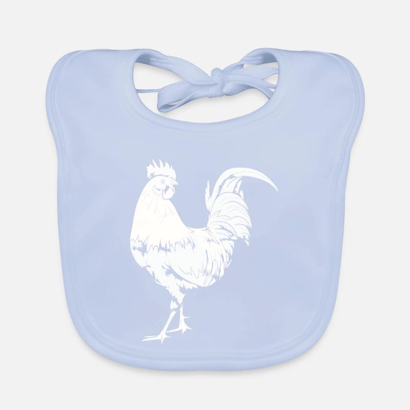 Coq Poulet Coq Bavoir bio Bébé