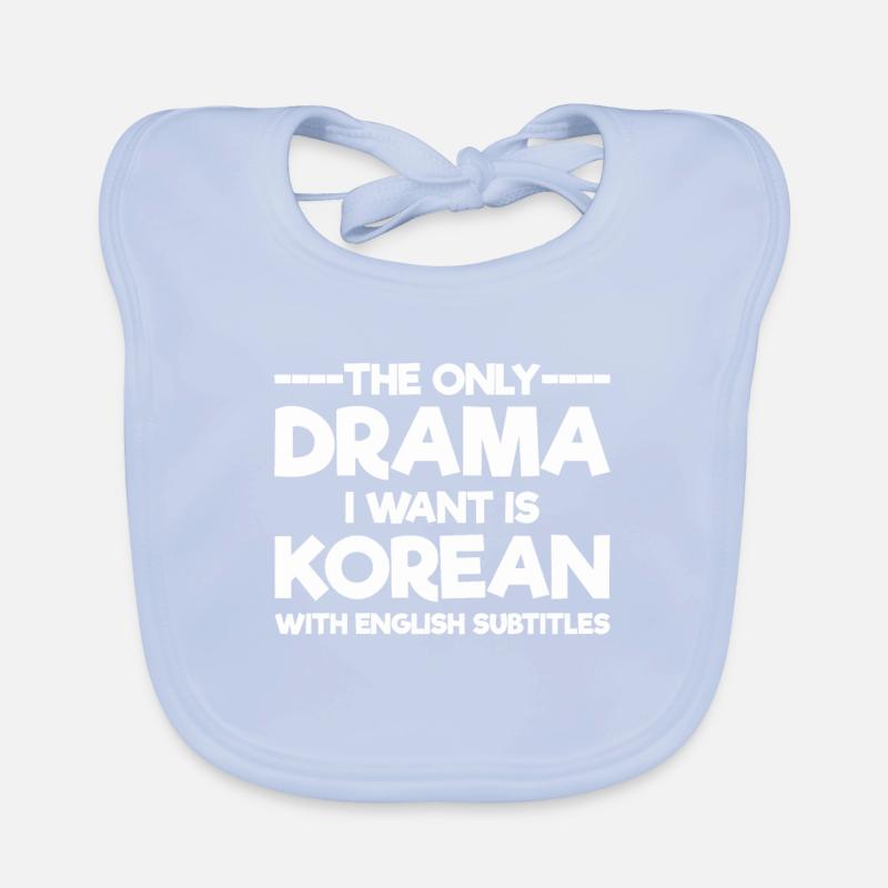 Drame coréen K-Drama Bavoir bio Bébé