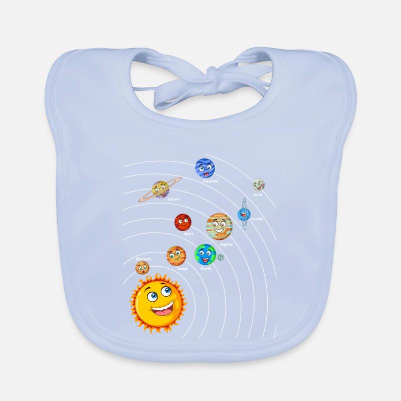 Solar system Organic Baby Bibs
