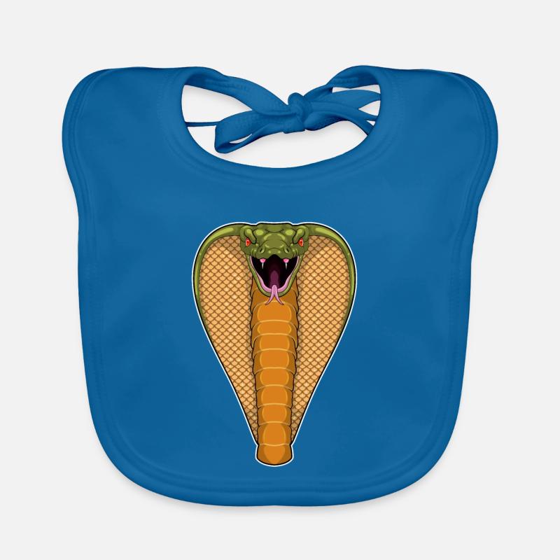Serpent Cobra Bavoir bio Bébé