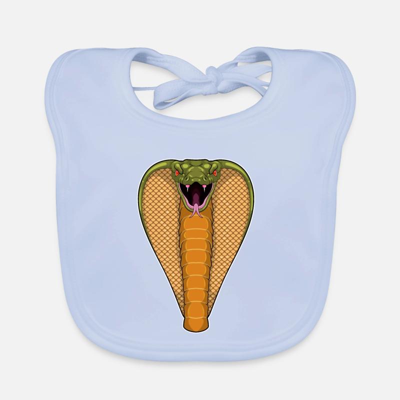 Cobra Snake Organic Baby Bibs