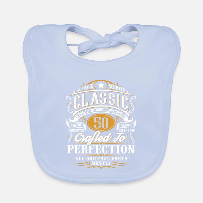 50e anniversaire Bavoir bio Bébé