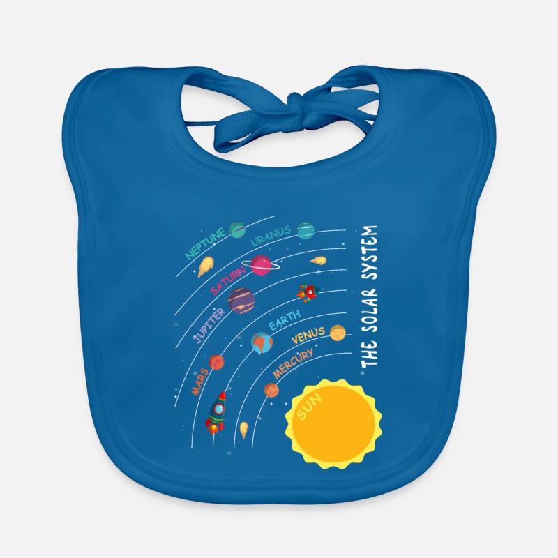 Planètes - Solar System Kids Design Bavoir bio Bébé