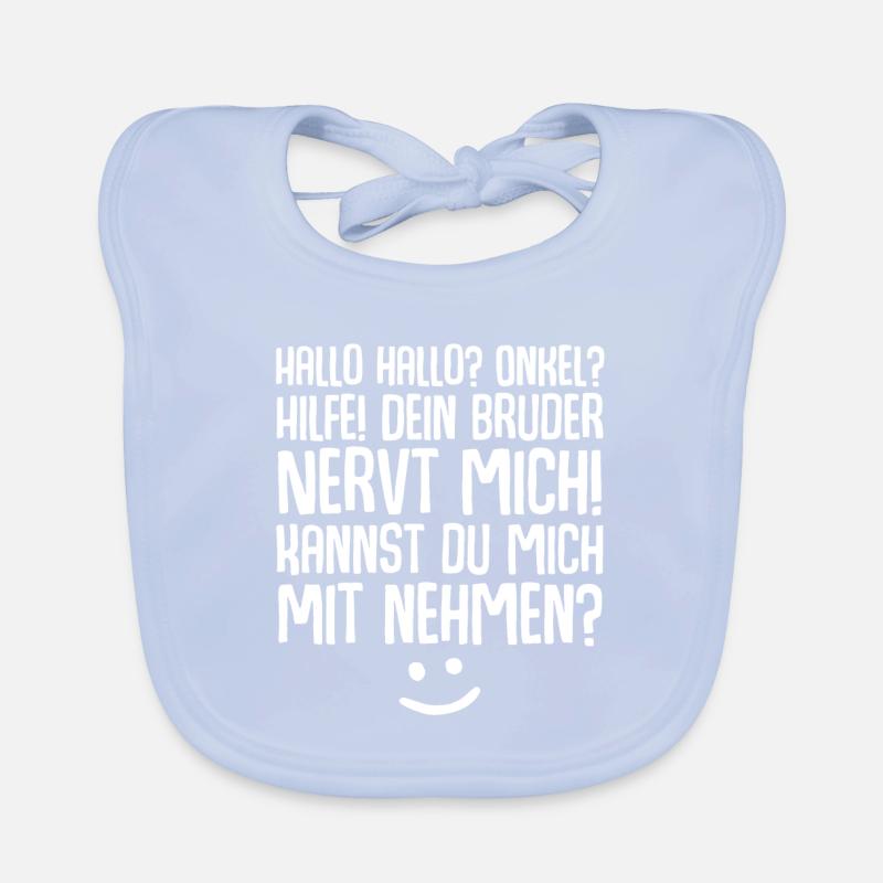 Onkel Nichte Neffe Baby Bio-Lätzchen
