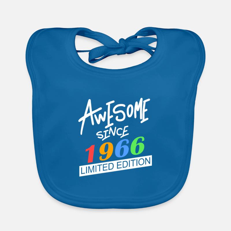 1966 - Born 1966 - Fantastic since 1966 Organic Baby Bibs