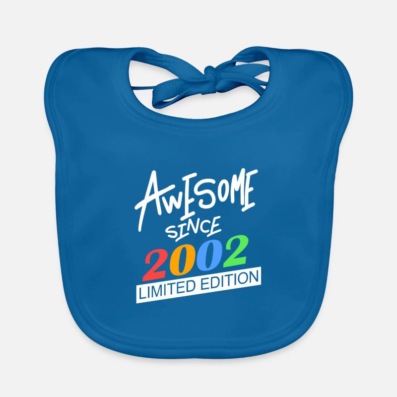 2002 - Born 2002 - Fantastic since 2002 Organic Baby Bibs