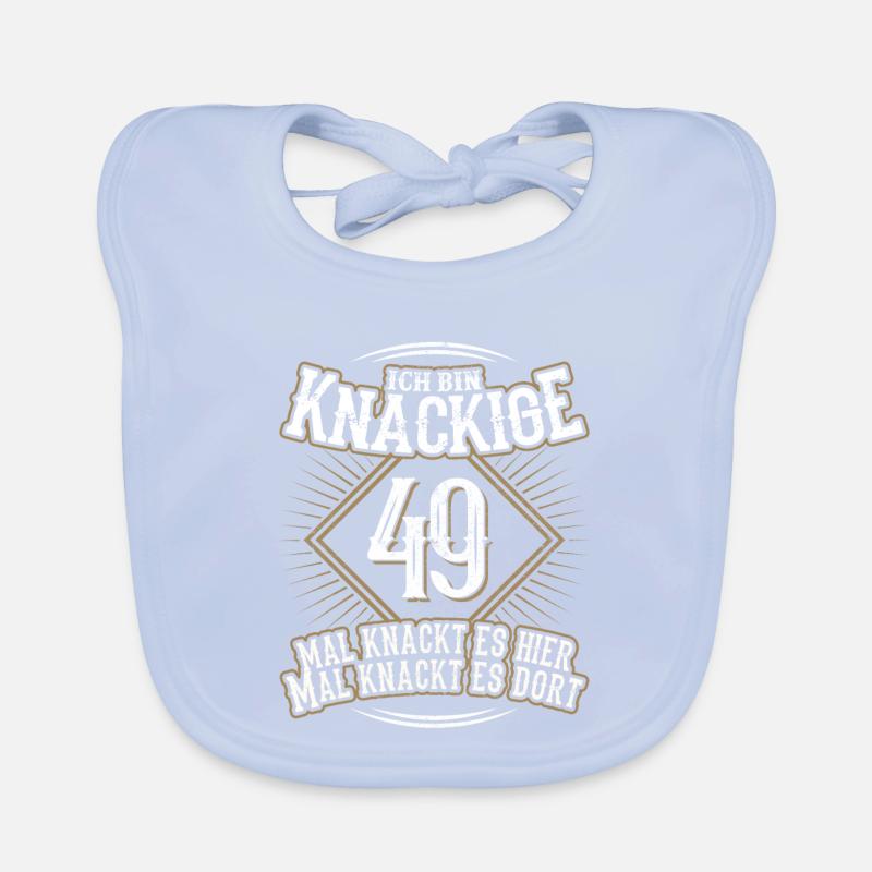 49. Geburtstag Lustig Geschenk Baby Bio-Lätzchen