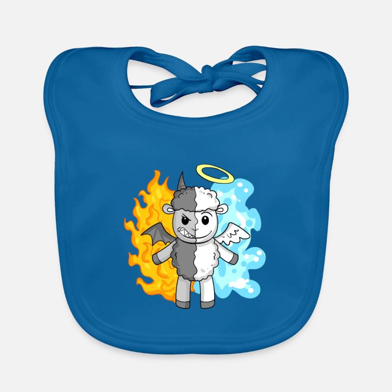 Moutons - Anges et Diables Bavoir bio Bébé