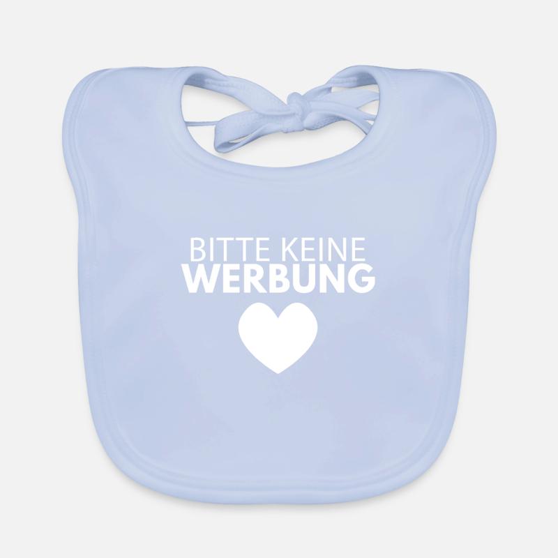 Bitte keine Werbung Baby Bio-Lätzchen
