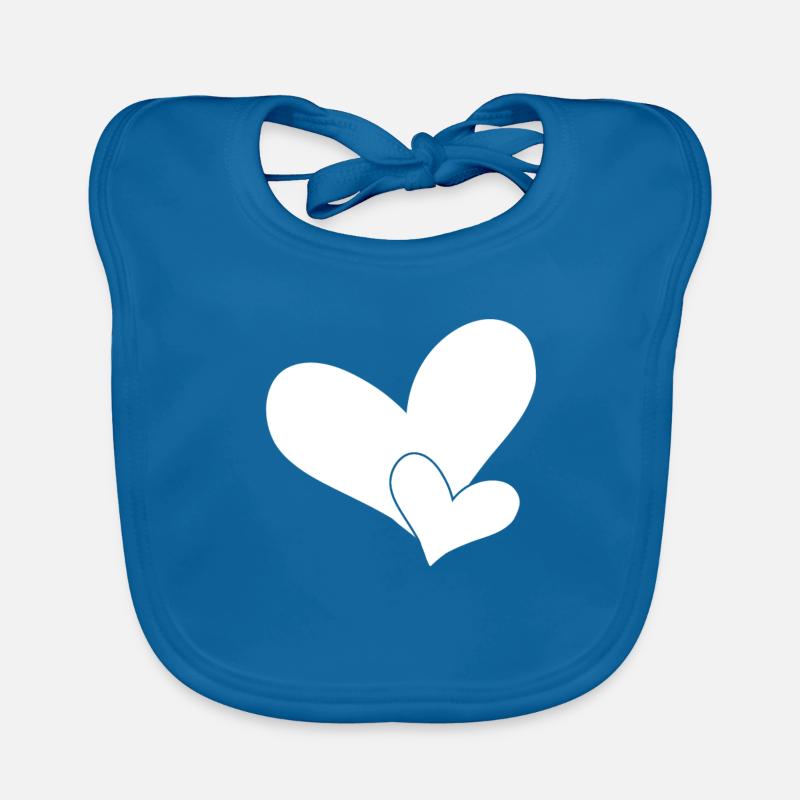 Heart Hearts Organic Baby Bibs