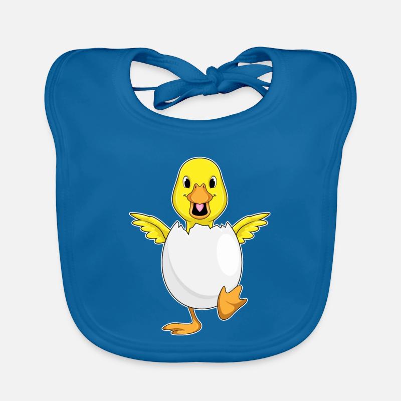 Duck Eggshell Organic Baby Bibs
