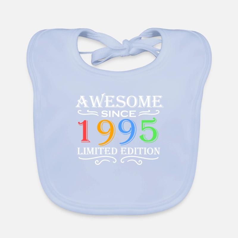 1995 - Né en 1995 Bavoir bio Bébé