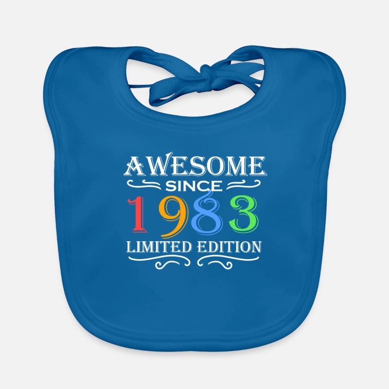 1983 - Born 1983 Organic Baby Bibs