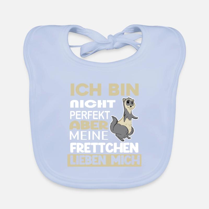 Frettchen Baby Bio-Lätzchen