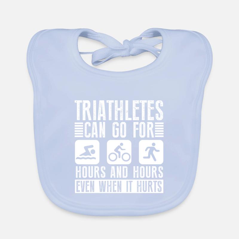 Triathleten Können Stundenlang Triathlon Machen Baby Bio-Lätzchen