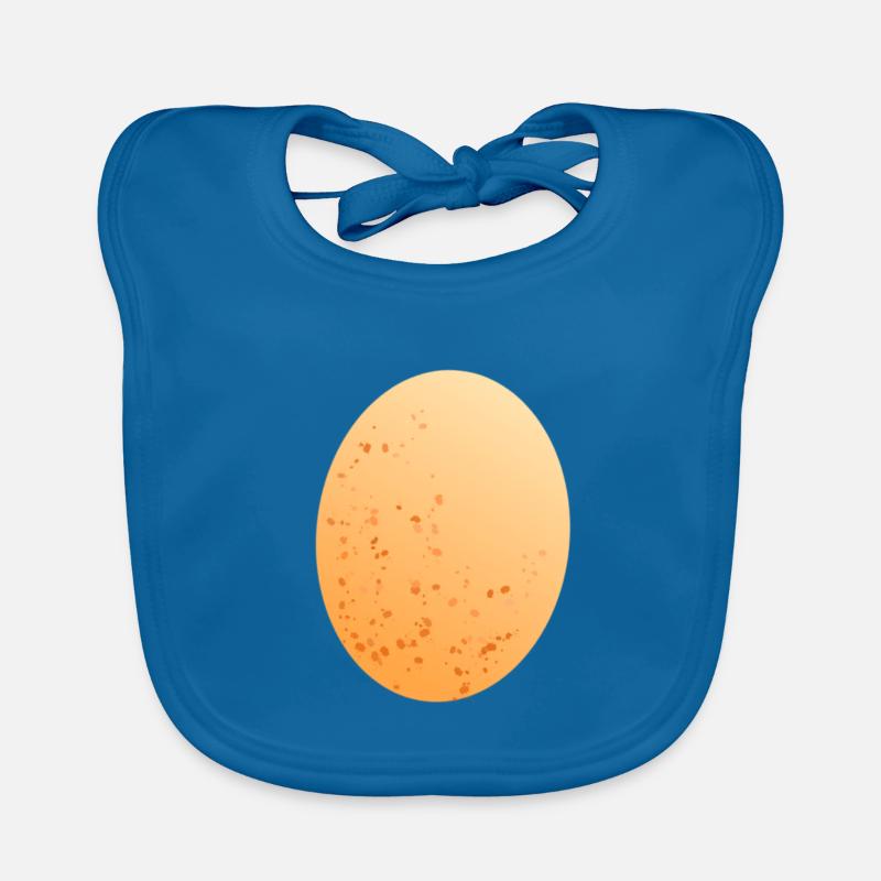 Egg chicken egg Organic Baby Bibs