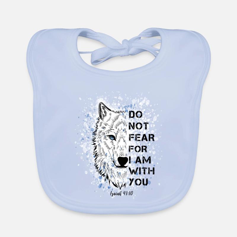 Religious quotation Bible verse Organic Baby Bibs