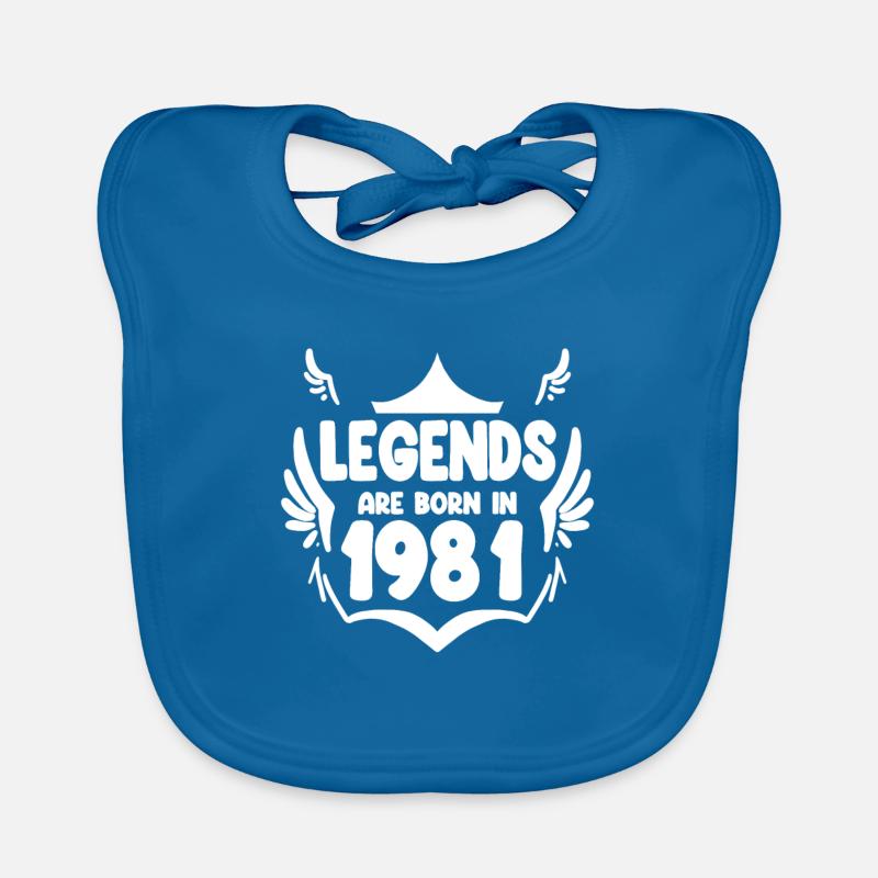 1981 - Born 1981 Organic Baby Bibs