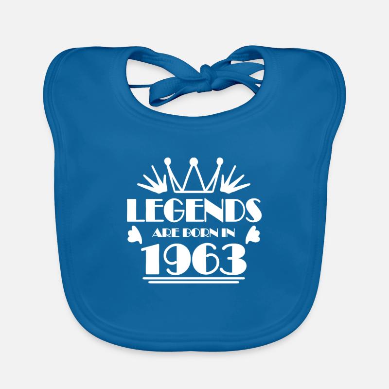 1963 - Born 1963 Organic Baby Bibs