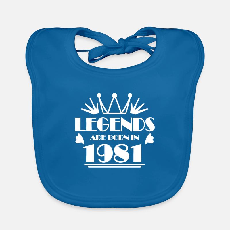 1981 - Born 1981 Organic Baby Bibs