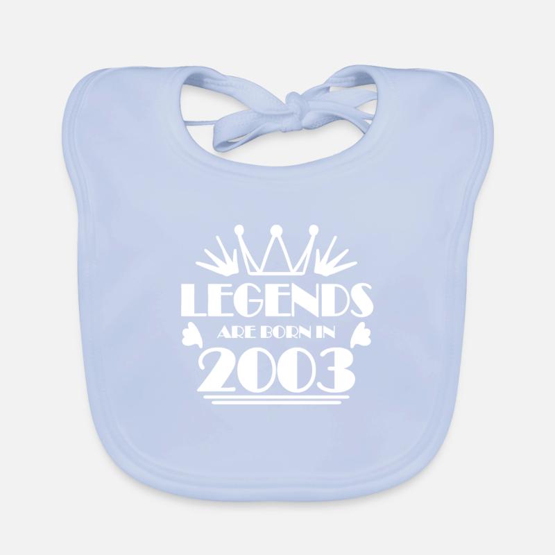 2003 - Né en 2003 Bavoir bio Bébé