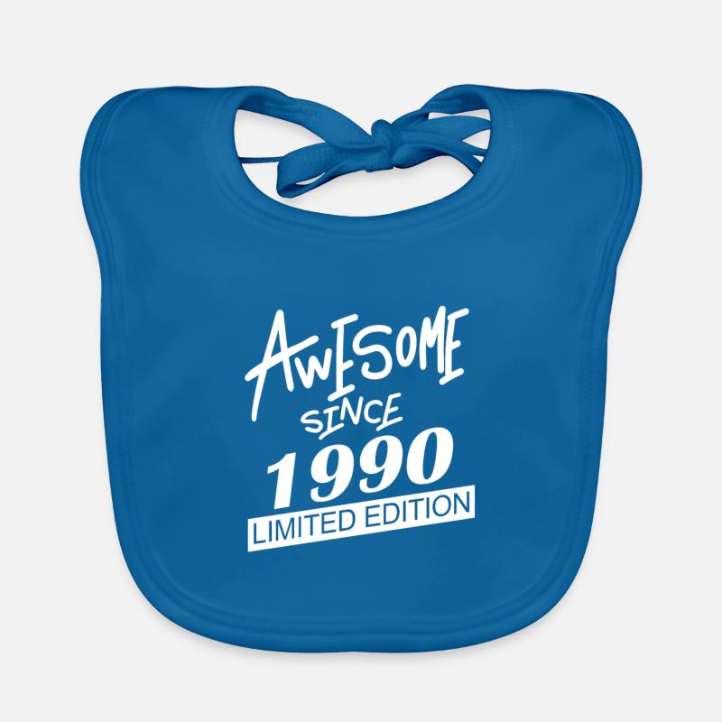 1990 - Born 1990 - Fantastic since 1990 Organic Baby Bibs