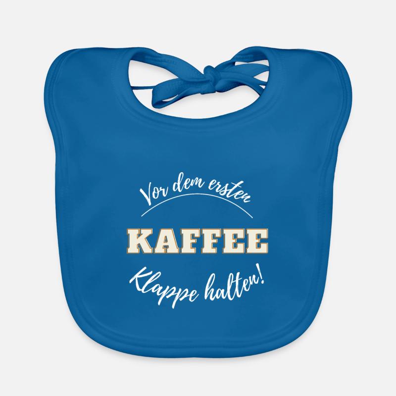 Vor dem ersten Kaffee - Klappe halten - Notwehr Baby Bio-Lätzchen