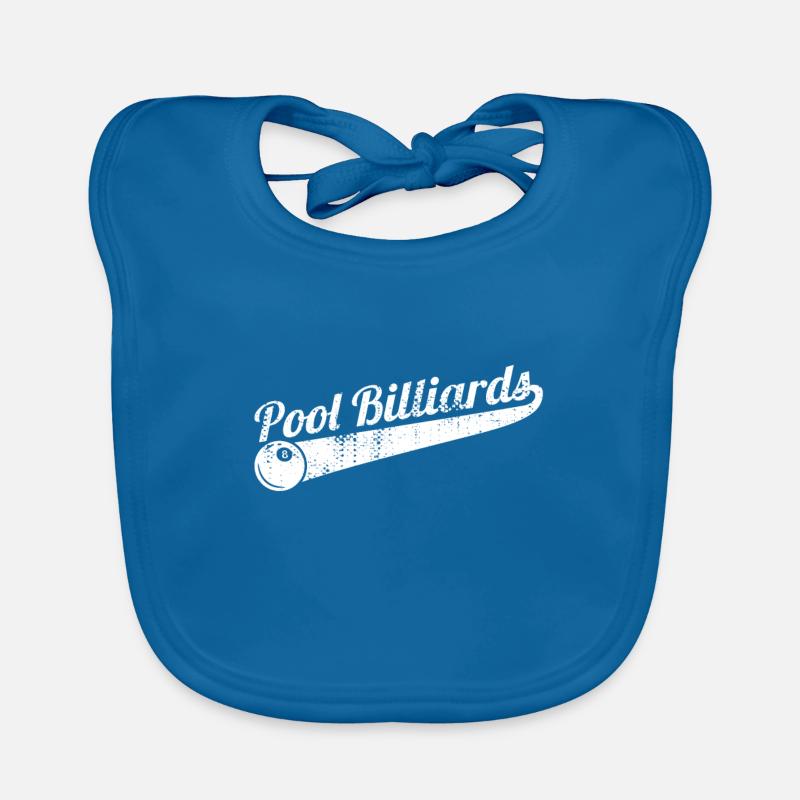 Pool billiards Organic Baby Bibs