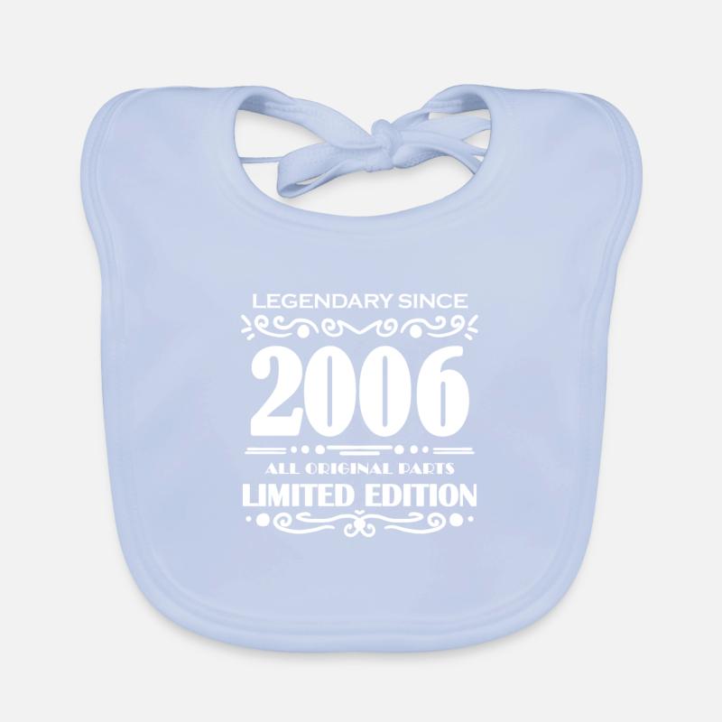 2006 - Né 2006 - Année de construction 2006 Bavoir bio Bébé