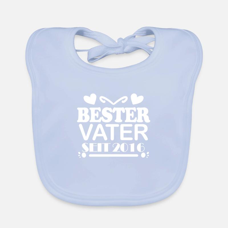 Bester Vater seit 2016 Baby Bio-Lätzchen